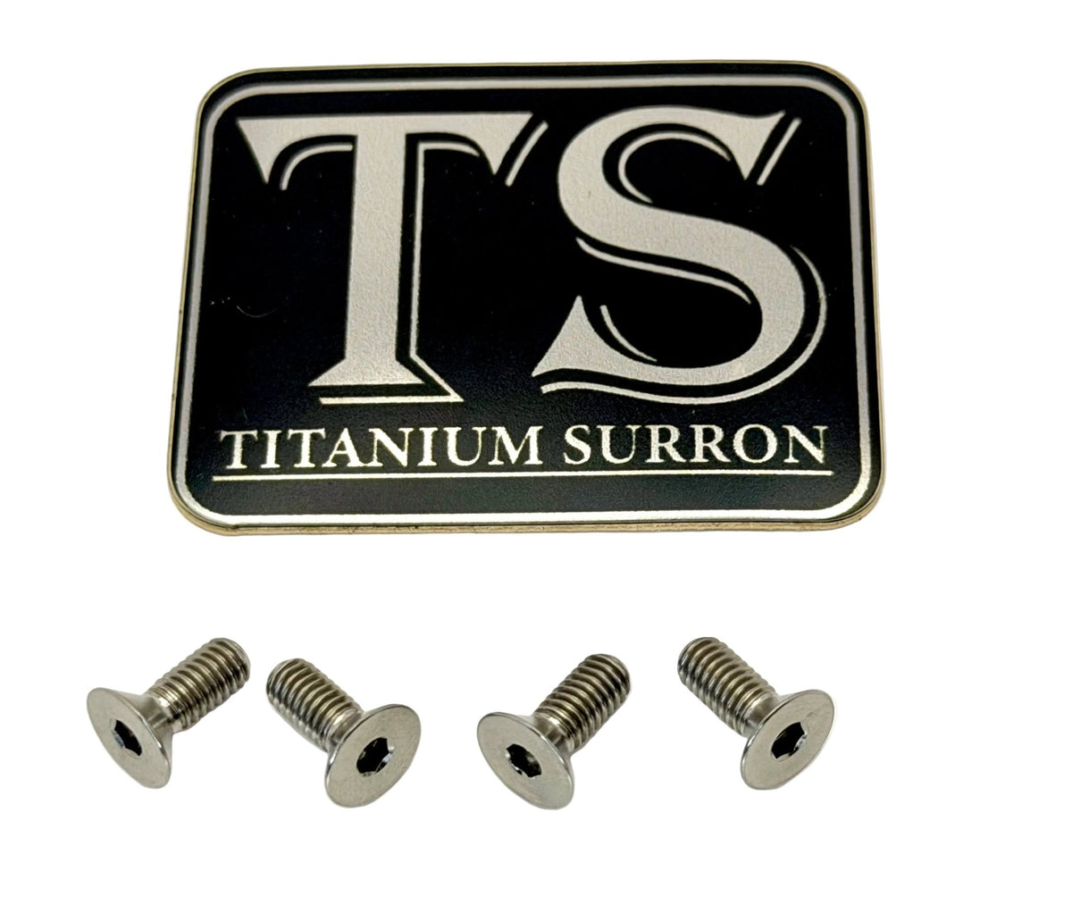 Titanium Surron Ultra Bee Brake Reservoir Cap Bolts - MXwraps