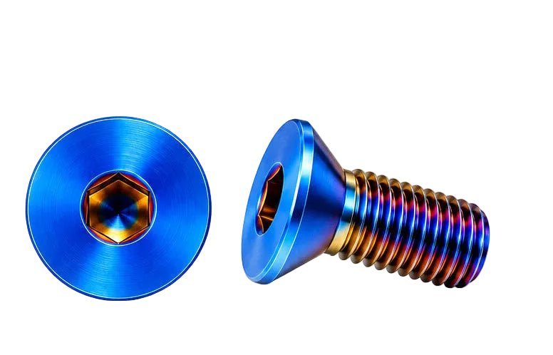 Titanium Surron Ultra Bee Brake Reservoir Cap Bolts - MXwraps