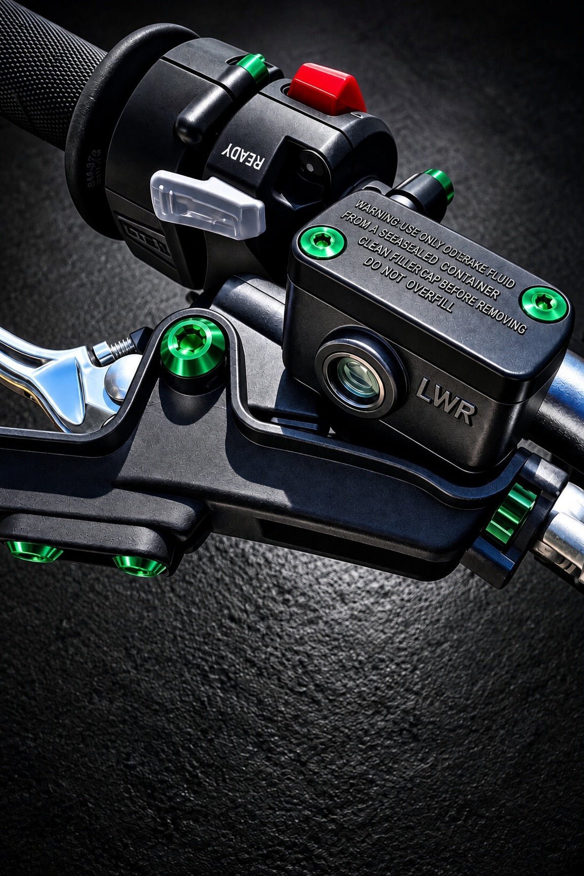 Titanium Surron Ultra Bee Brake Reservoir Cap Bolts - MXwraps