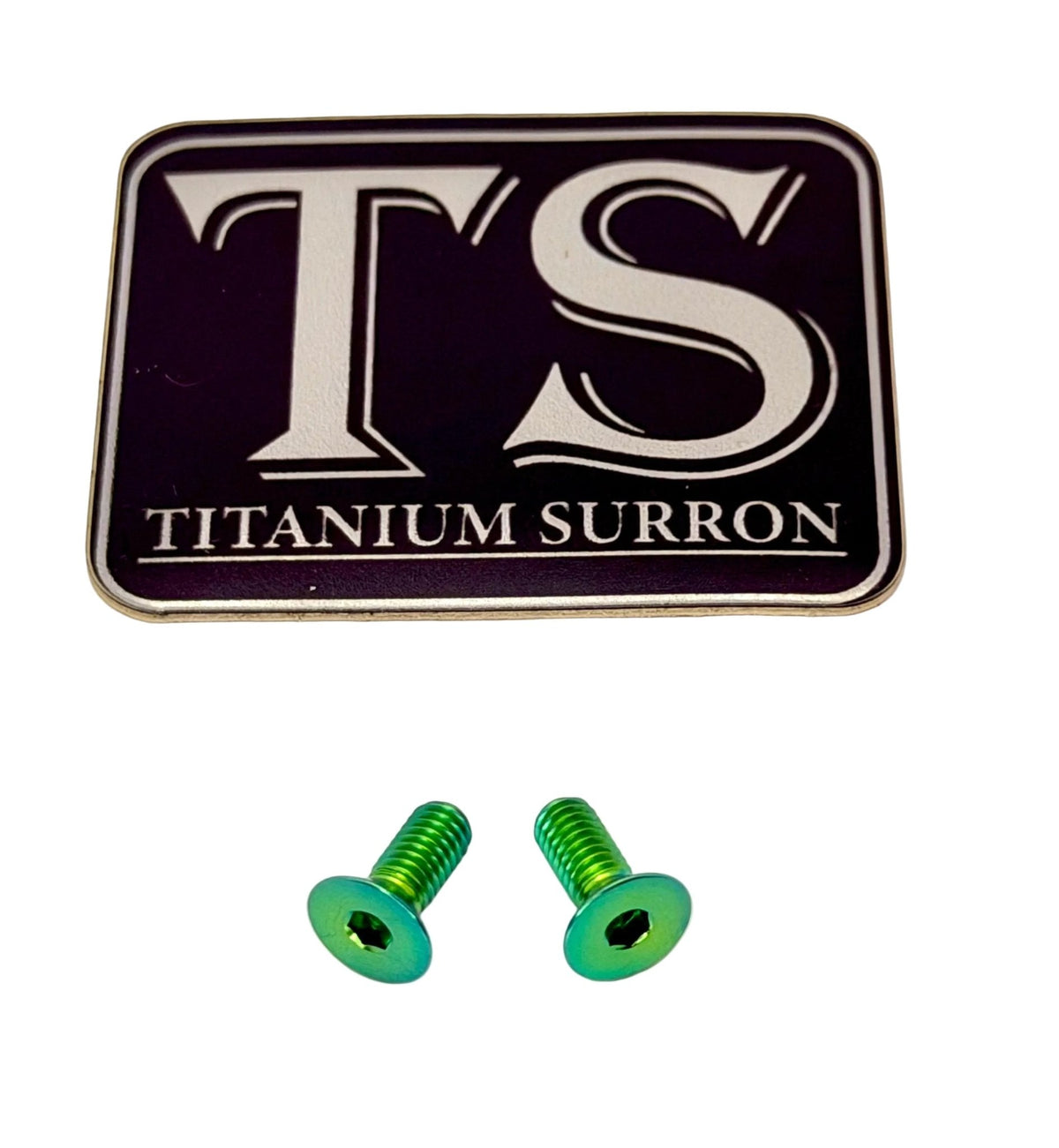 Titanium Surron Ultra Bee Brake Reservoir Cap Bolts - MXwraps