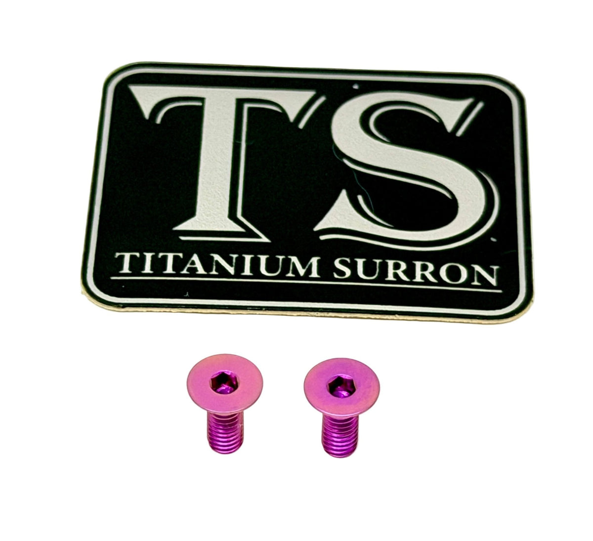Titanium Surron Ultra Bee Brake Reservoir Cap Bolts - MXwraps