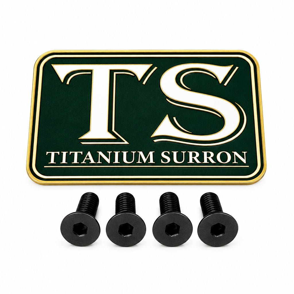 Titanium Surron Ultra Bee Brake Reservoir Cap Bolts - MXwraps