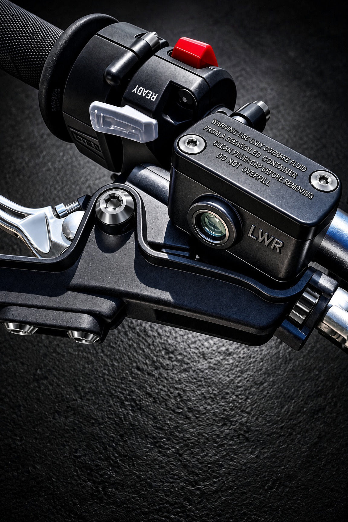Titanium Surron Ultra Bee Brake Reservoir Cap Bolts - MXwraps