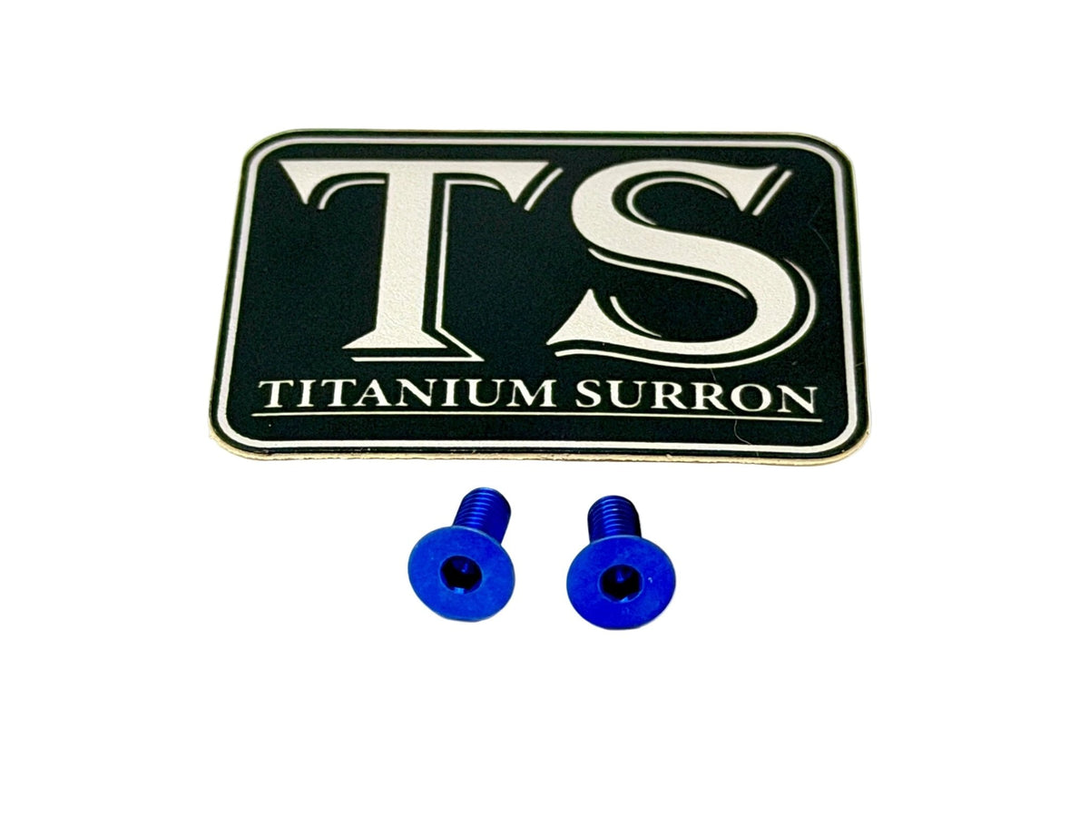 Titanium Surron Ultra Bee Brake Reservoir Cap Bolts - MXwraps
