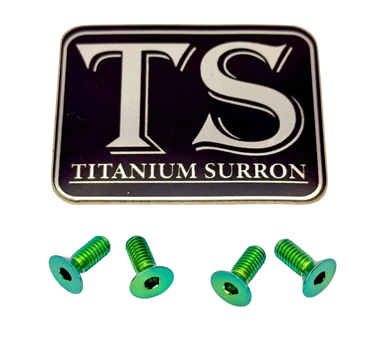 Titanium Surron Ultra Bee Brake Reservoir Cap Bolts - MXwraps