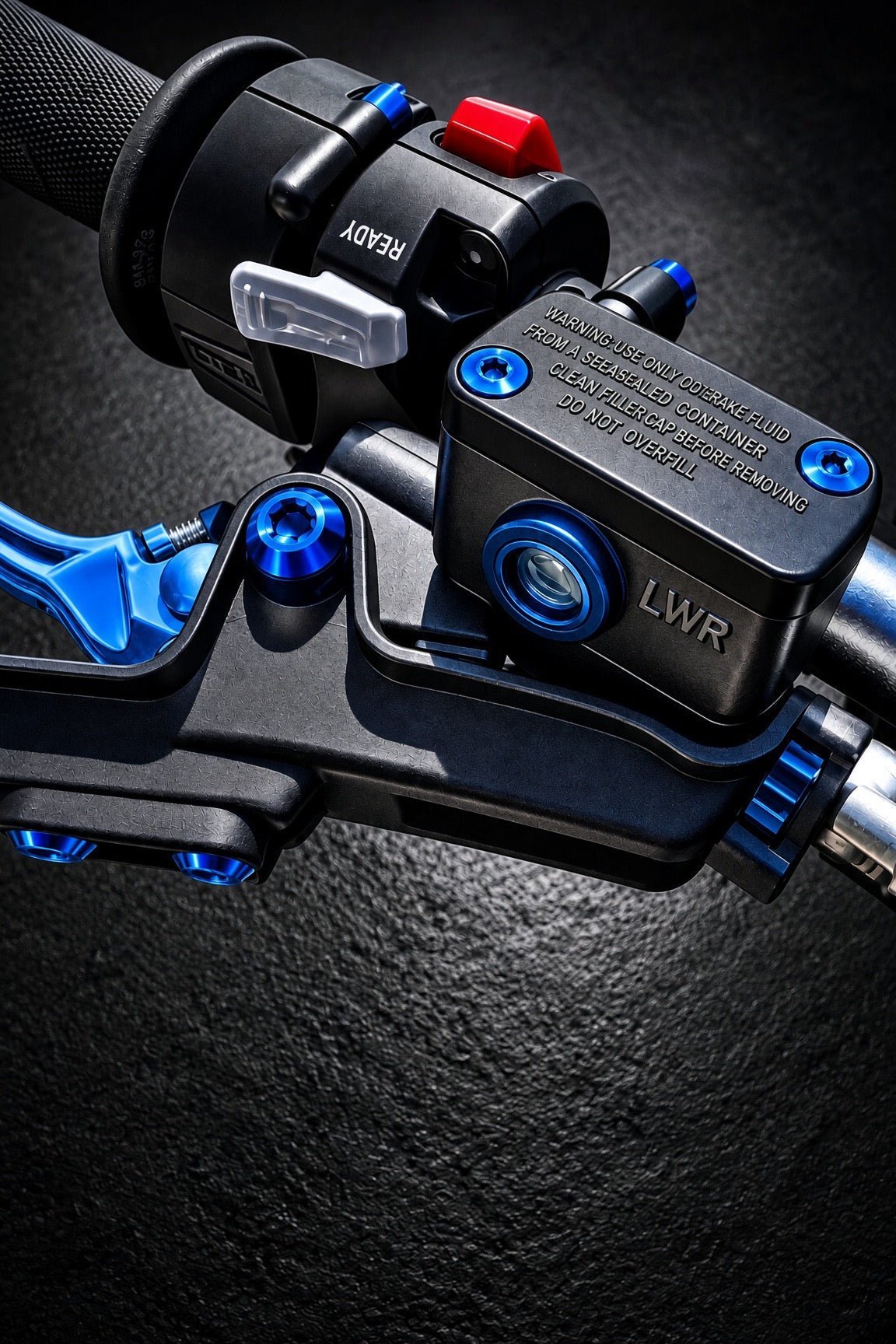 Titanium Surron Ultra Bee Brake Reservoir Cap Bolts - MXwraps