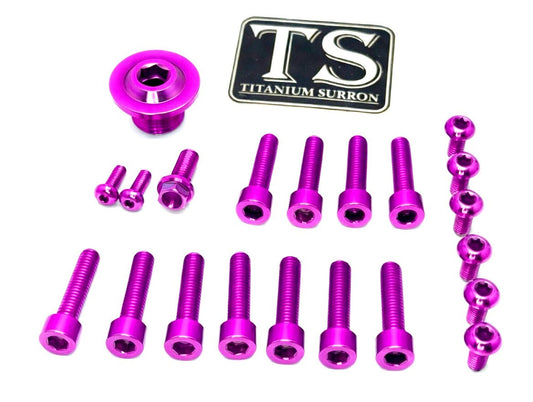 Titanium Surron Ultra Bee OEM Fork Bolt Kit - MXwraps