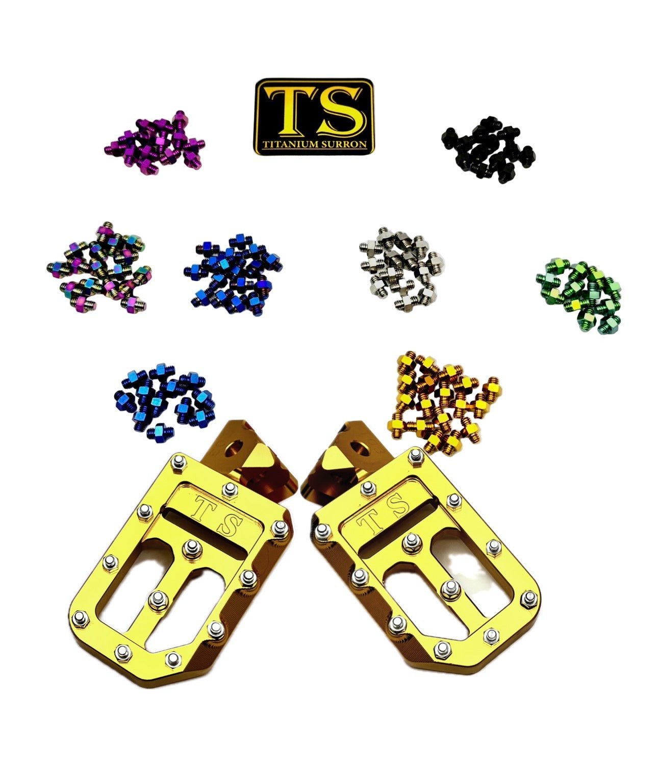 TS Custom Foot Pegs w/ Titanium Grips for Talaria and Altis - MXwraps