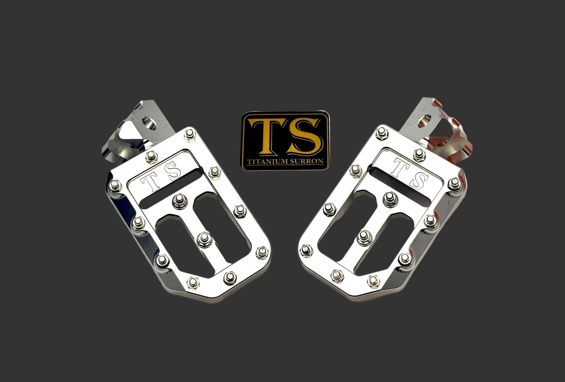 TS Custom Foot Pegs w/ Titanium Grips for Talaria and Altis - MXwraps