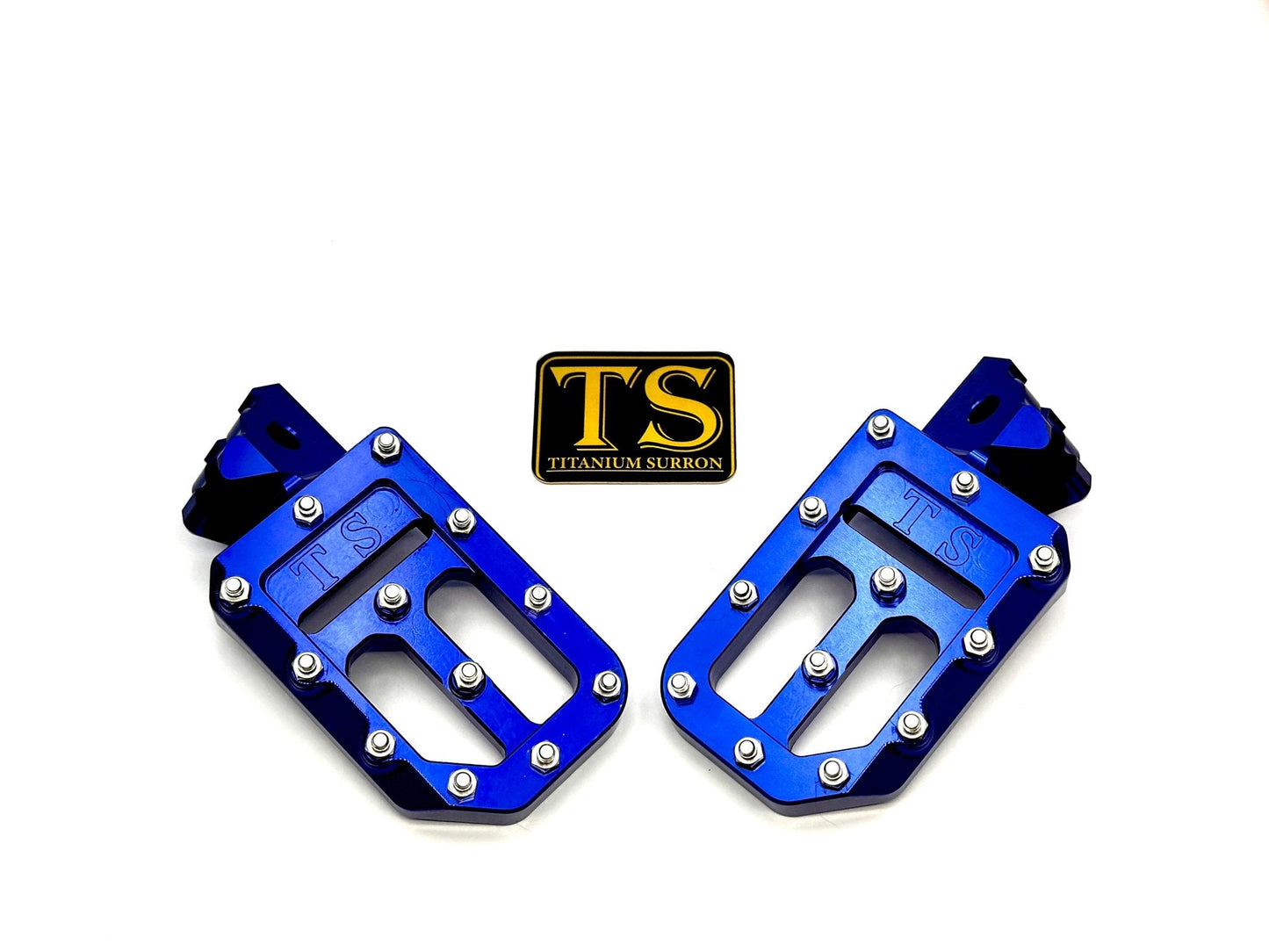 TS Custom Foot Pegs w/ Titanium Grips for Talaria and Altis - MXwraps