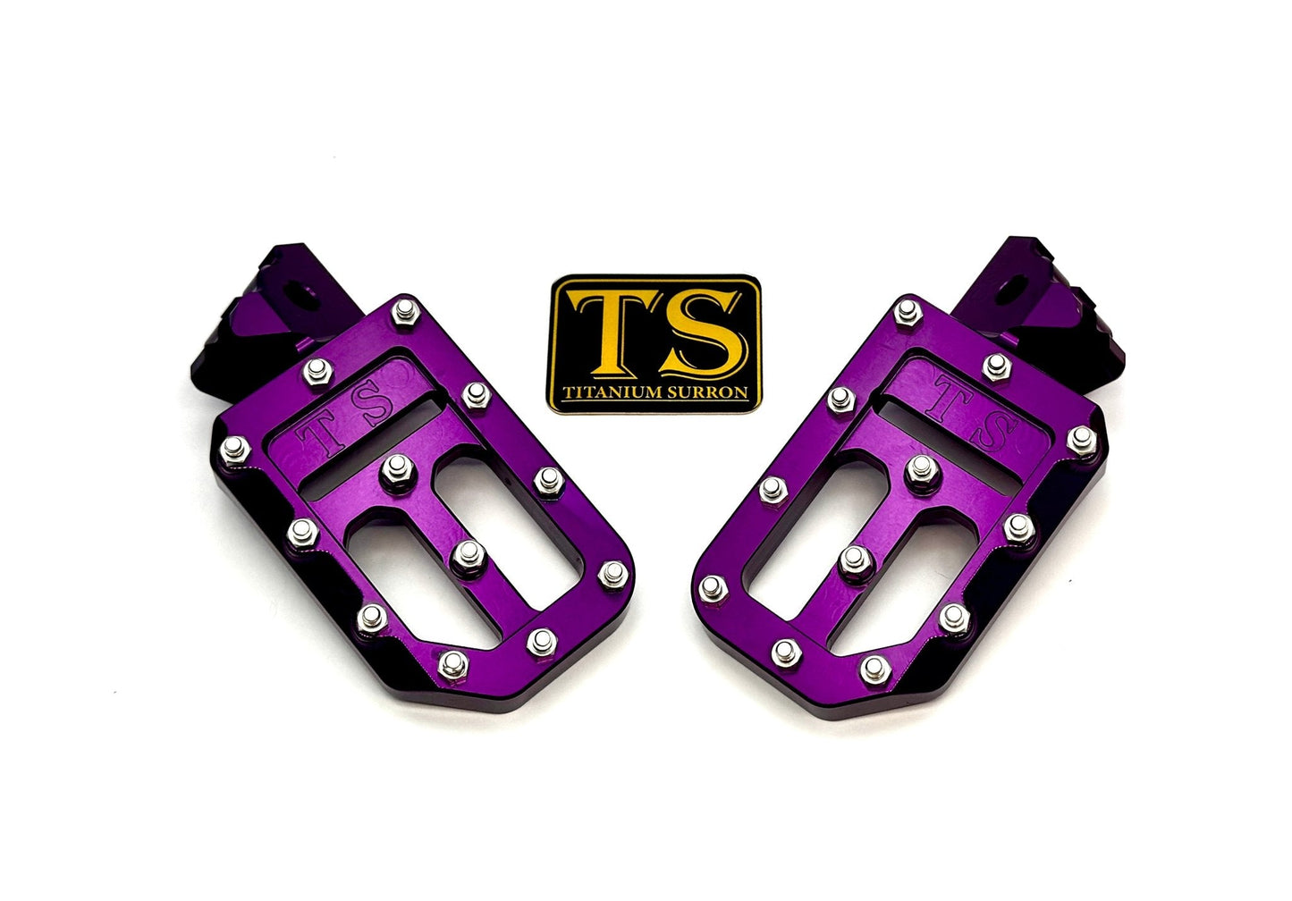TS Custom Foot Pegs w/ Titanium Grips for Talaria and Altis - MXwraps