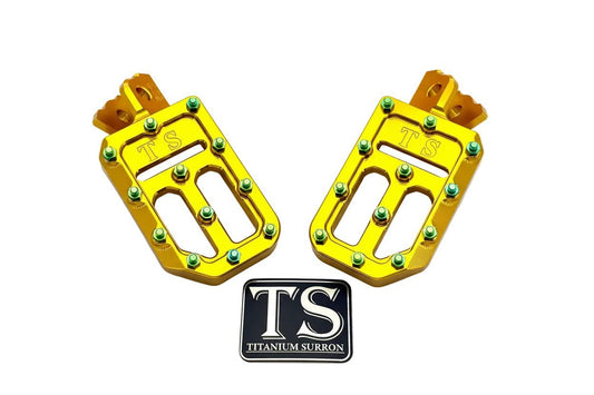 TS Custom Foot Pegs w/ Titanium Grips for Talaria and Altis - MXwraps