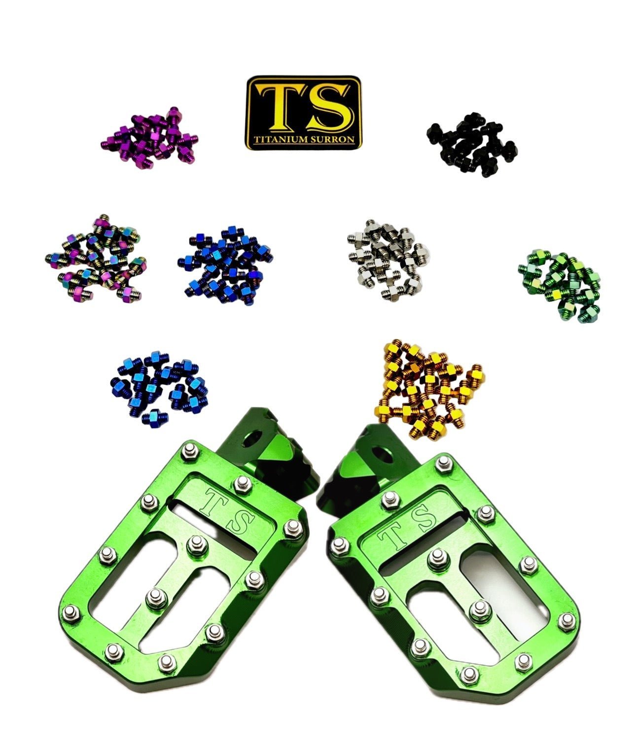 TS Custom Foot Pegs w/ Titanium Grips for Talaria and Altis - MXwraps