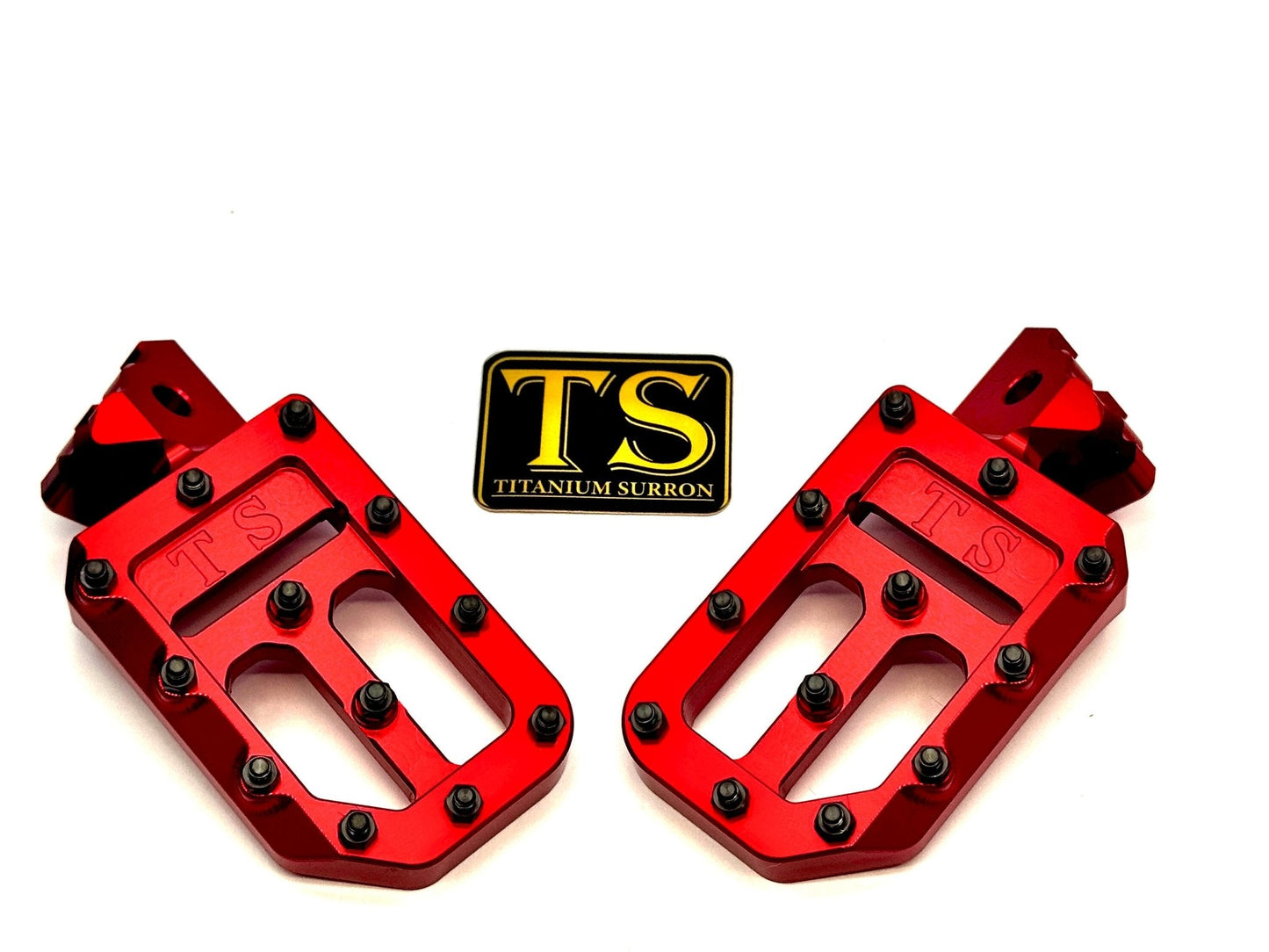 TS Custom Foot Pegs w/ Titanium Grips for Talaria and Altis - MXwraps