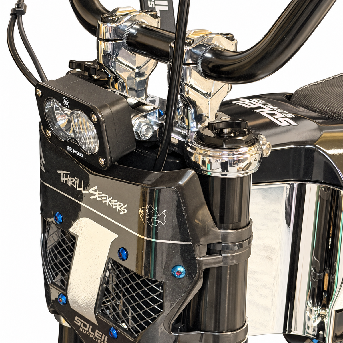 Tuttio Chrome Triple Clamp Set