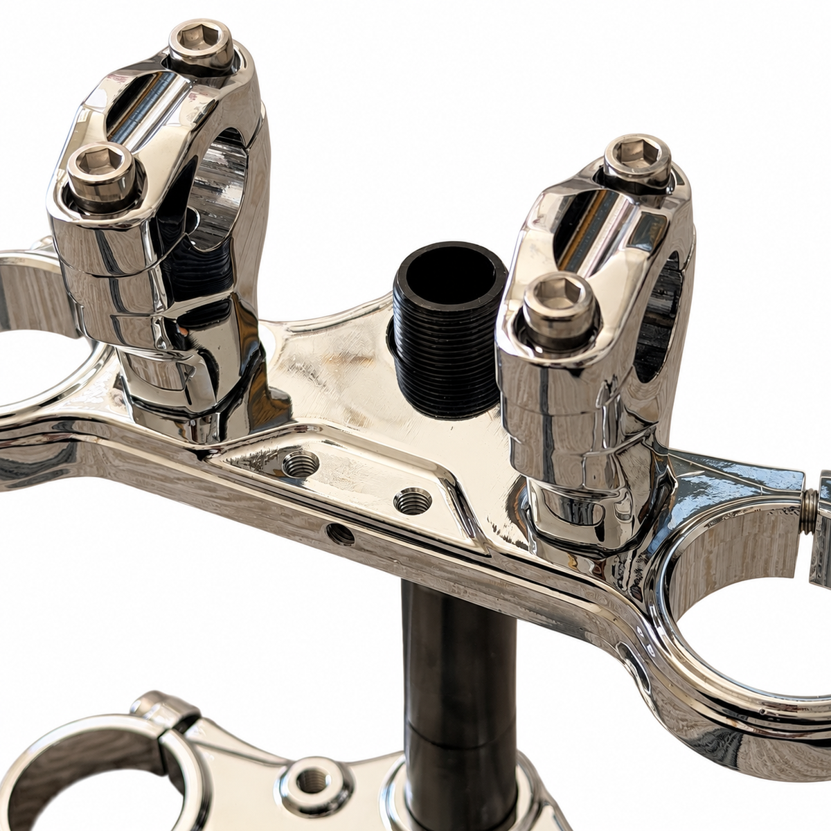 Tuttio Chrome Triple Clamp Set