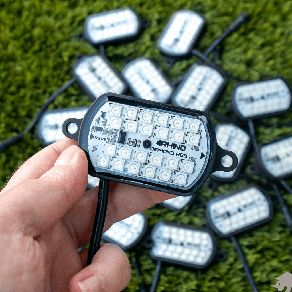 Battery Powered LED Rock Light