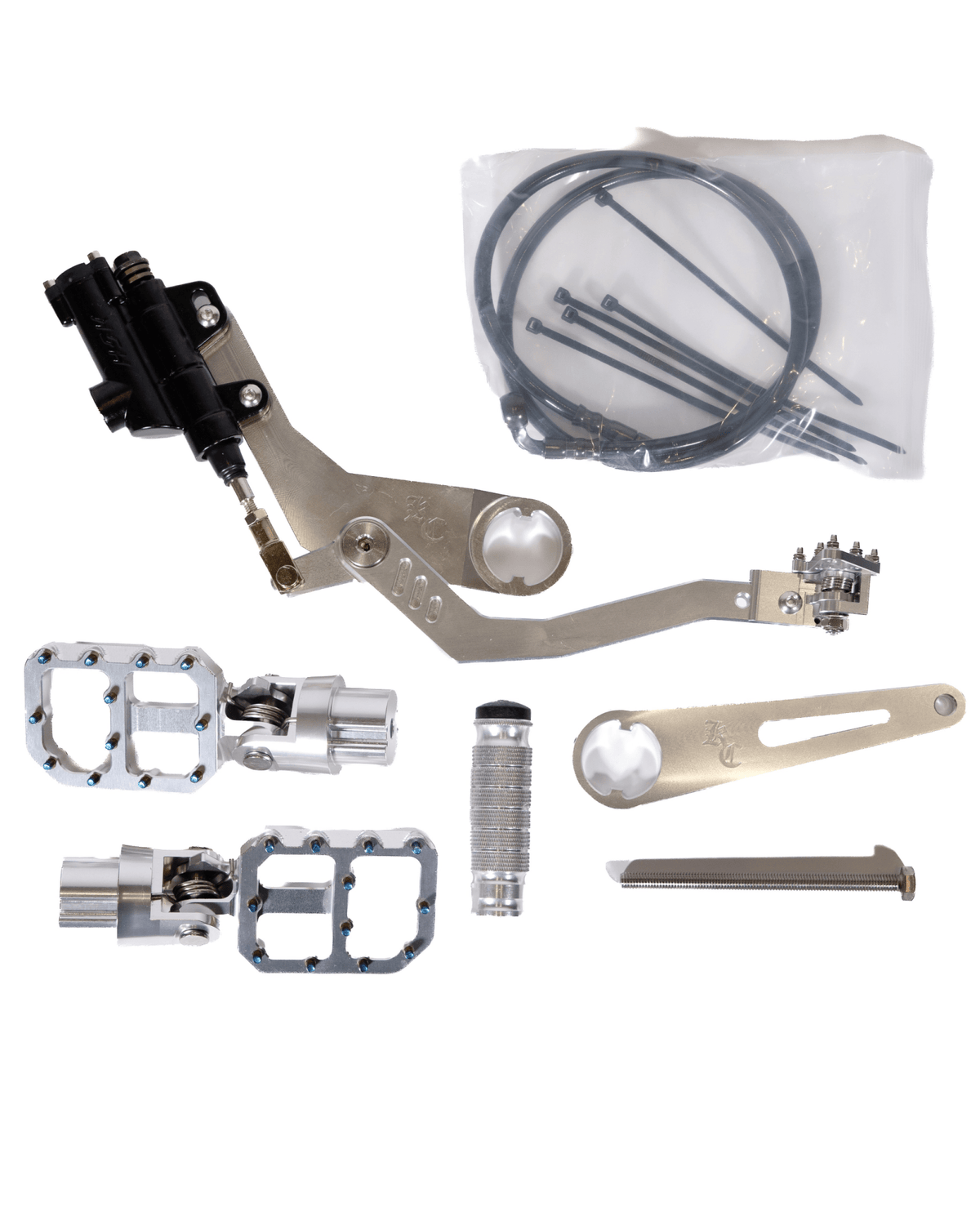 V2 E-Bike Peg Kit Bundle – Pegs, Shift Lock & Foot Brake - MXwraps