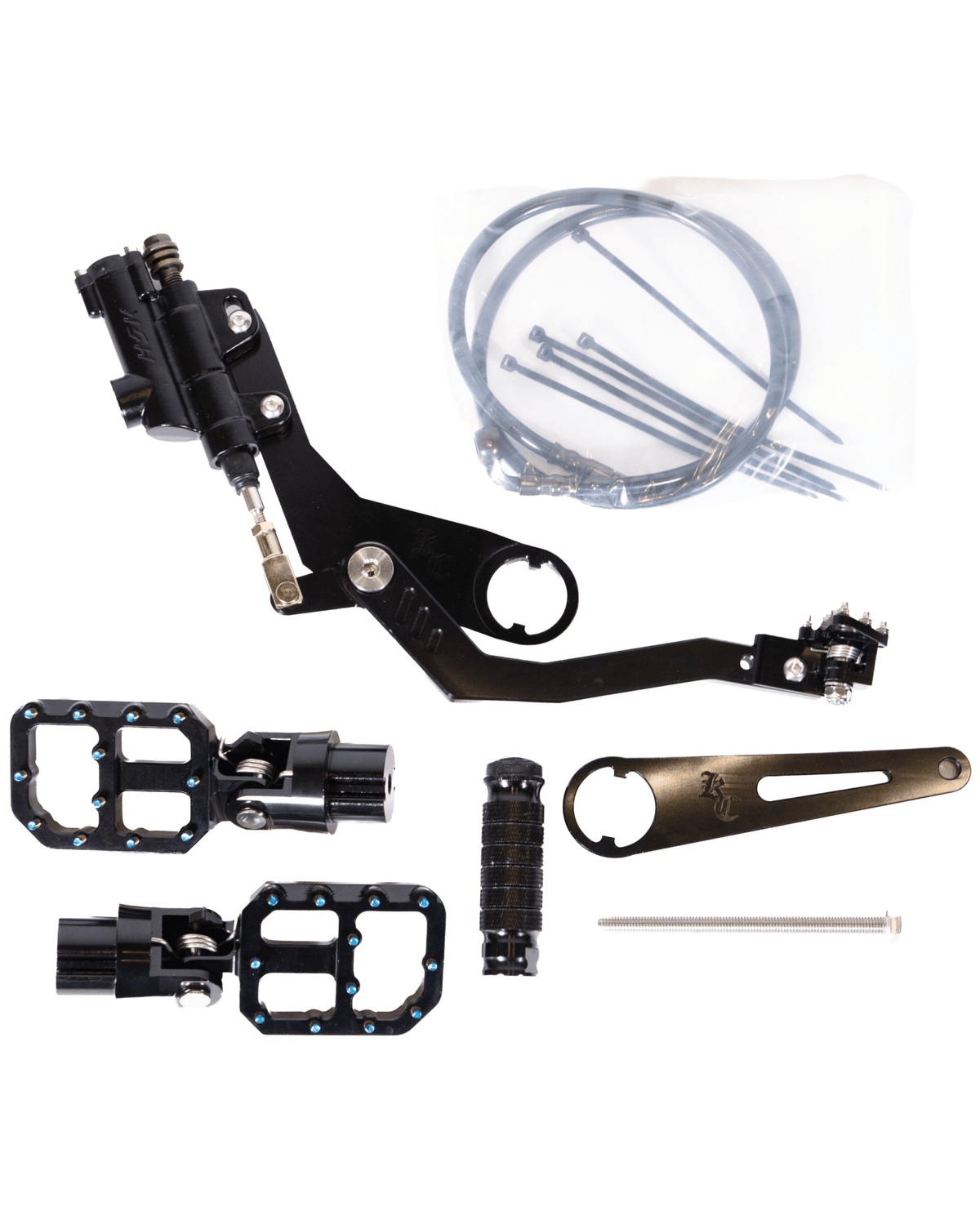 V2 E-Bike Peg Kit Bundle – Pegs, Shift Lock & Foot Brake - MXwraps